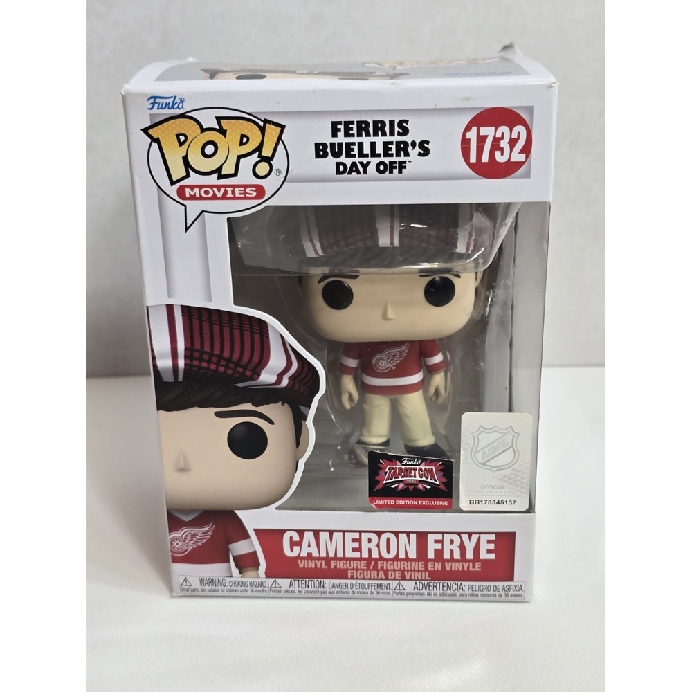 Funko Pop! Ferris Bueller's Day Off, Cameron Frye Detroit Red Wings Jersey #1732